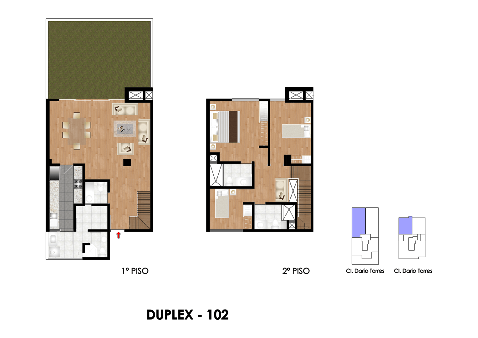 Edificio Dario Torres – Duplex 102
