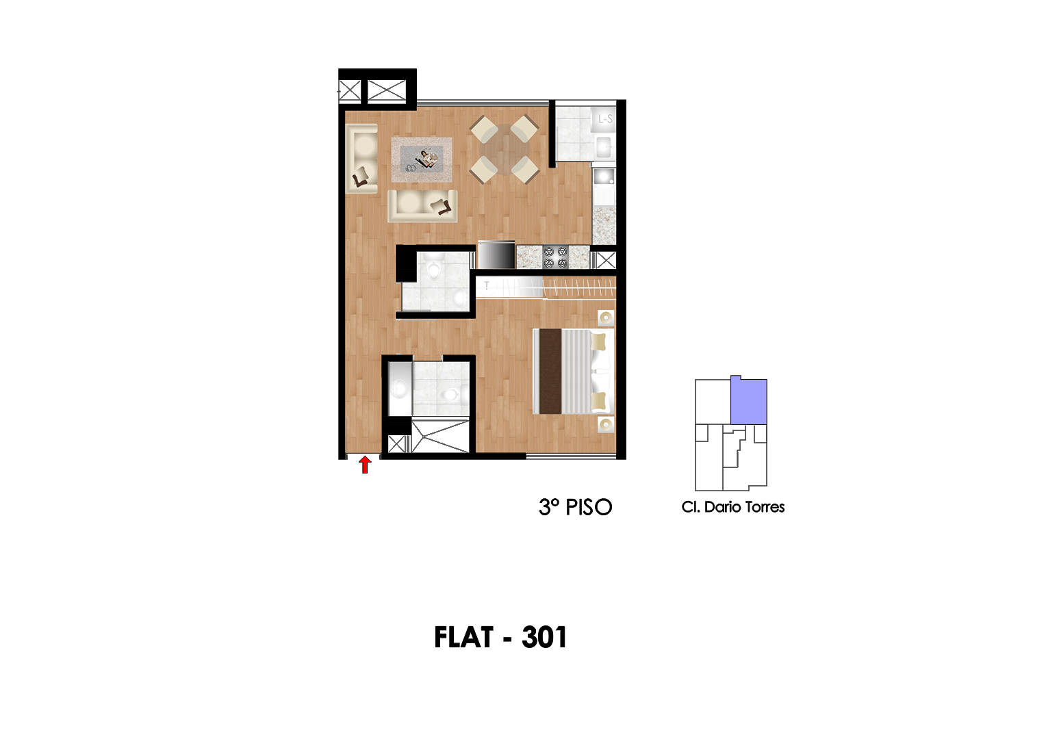 Edificio Dario Torres – Flat 301