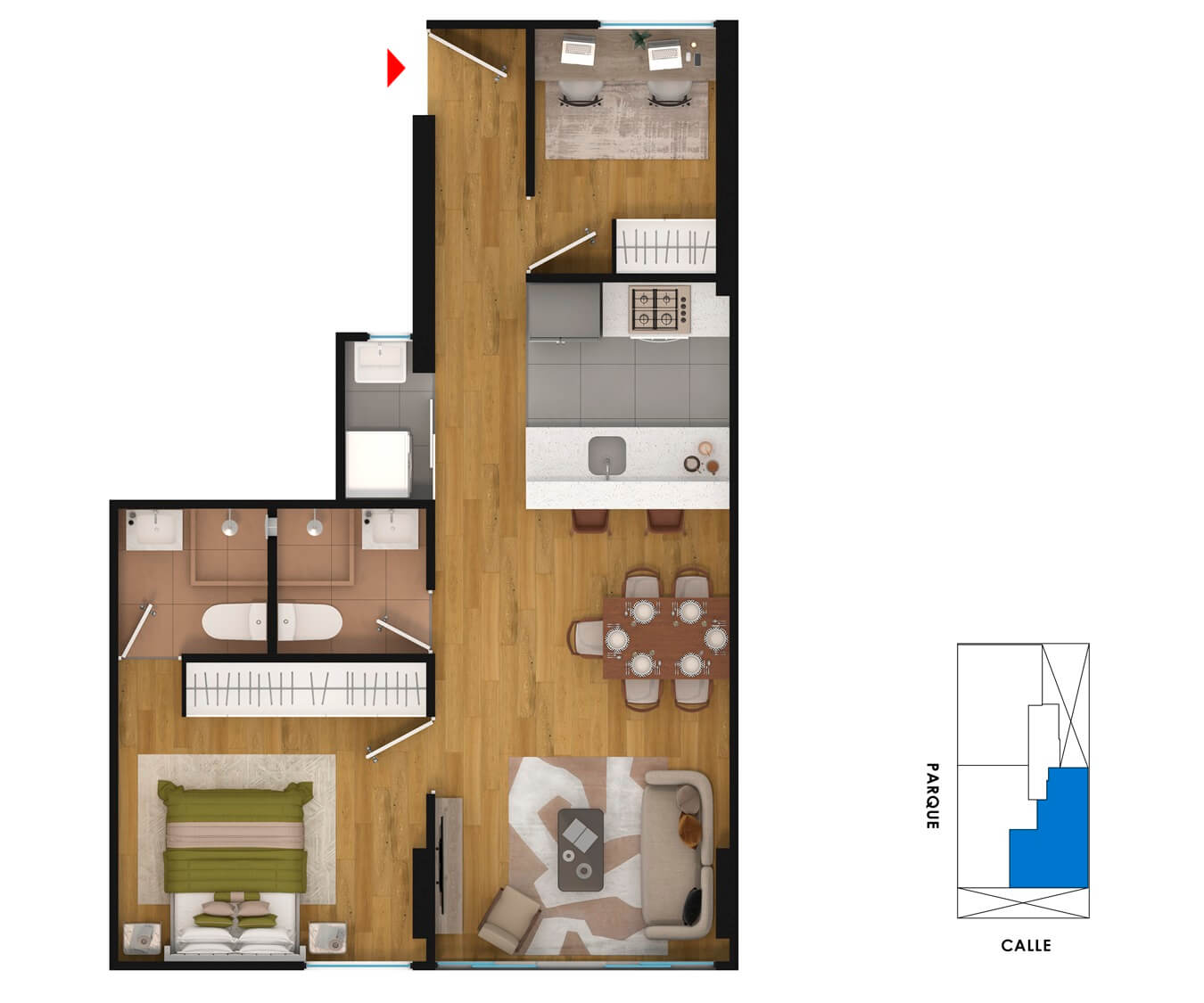 Edificio Parque Santa Martha – Flat 701